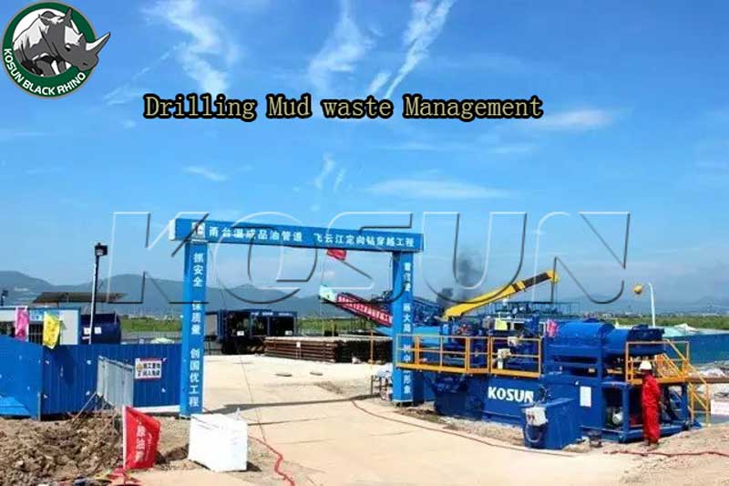 drilling mud waste management 